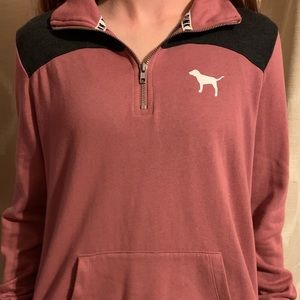 VS Pink “1/4” Zip Pullover